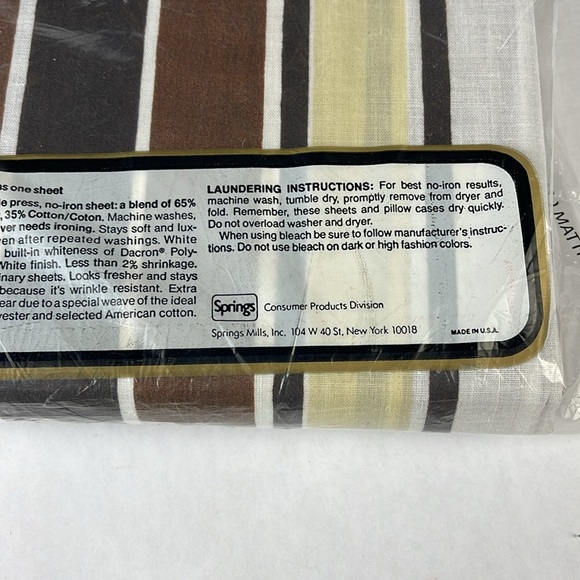 Vintage Never Opened PEQUOT Target Double Fitted Sheet - Picture 10 of 11